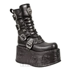 New Rock M.1473-S3 Space Platform Boots (Black)