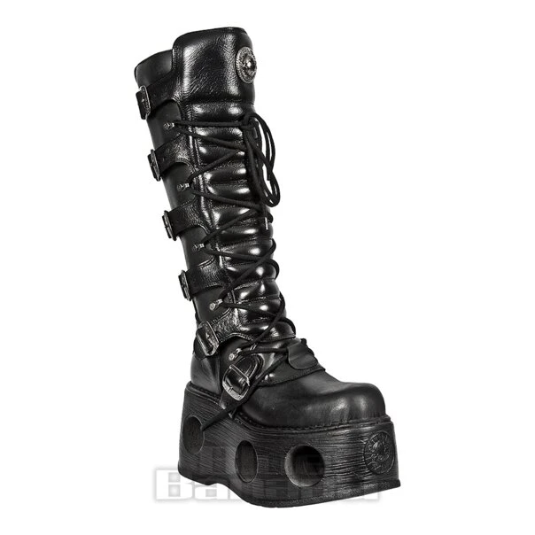 New Rock M.272-S2 Space Platform High Boots (Black) 1 New Rock M.272-S2 Space Platform High Boots (Black)
