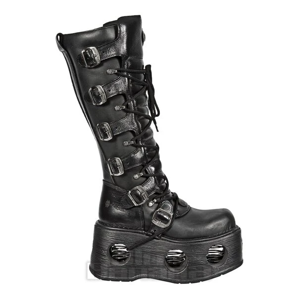 New Rock M.272-S2 Space Platform High Boots (Black) 2 New Rock M.272-S2 Space Platform High Boots (Black) - Image 2
