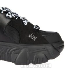 KOI FOOTWEAR Koi Ricta Flip Chunky Sole Trainers (Black/White) 18 KOI FOOTWEAR Koi Ricta Flip Chunky Sole Trainers (Black/White) -Alternative Clothing Store 7cc148cd63bed14c05c91a8056e8
