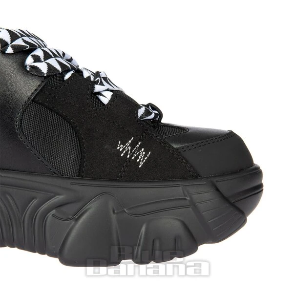 KOI FOOTWEAR Koi Ricta Flip Chunky Sole Trainers (Black/White) 9 KOI FOOTWEAR Koi Ricta Flip Chunky Sole Trainers (Black/White) - Image 9