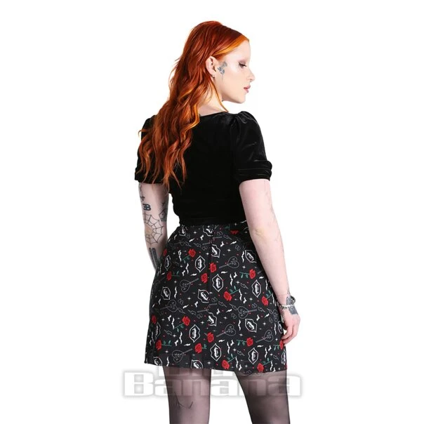 Hell Bunny Lilith Skirt (Black) 3 Hell Bunny Lilith Skirt (Black) - Image 3