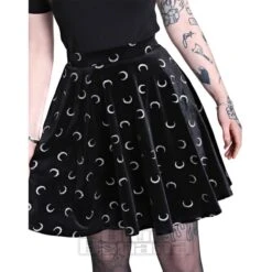 Hell Bunny Misty Moon Skirt (Black) -Alternative Clothing Store 7d9f03f96f4e0e6d6881299db758