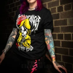 Official Ice Nine Kills Yellow Coat T-Shirt (Black) -Alternative Clothing Store 82ceda6dd0ca4a55f0ac4c09f7b8 ice nine kills t shirt yellow cat coat black