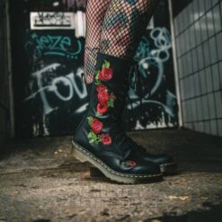 Dr. Martens Dr Martens 1914 Vonda Boots (Black/Red) -Alternative Clothing Store 83aebf0ac6d559228cd93102b680 dm 1914 vonda boot 2