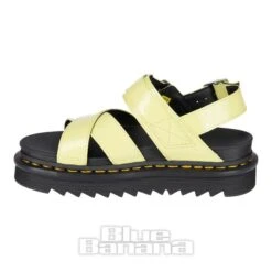 Dr. Martens Dr Martens Voss II Distressed Patent Sandals (Lime Green) -Alternative Clothing Store 857c055e949c15e623d6cbedbb5e 151115 c