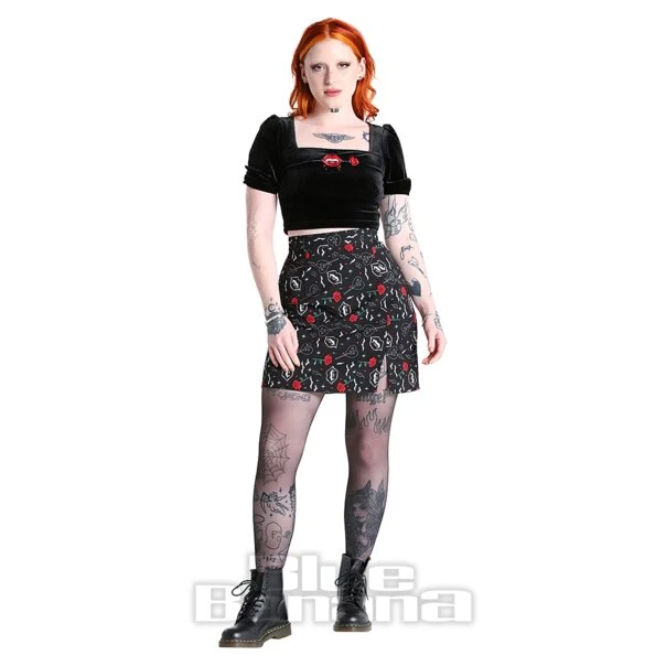 Hell Bunny Lilith Skirt (Black) 4 Hell Bunny Lilith Skirt (Black) - Image 4