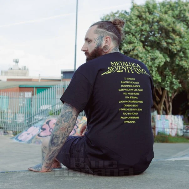 Official Metallica 72 Seasons Cover T Shirt (Black) 5 Official Metallica 72 Seasons Cover T Shirt (Black) - Image 5