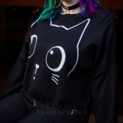 Banned Haru Jumper (Black) 9 Banned Haru Jumper (Black) -Alternative Clothing Store 8a627cfc96c2526dcdda36e79f5f banned haru jumper black 2