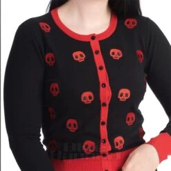 Banned Sail & Skull Cardigan (Black) -Alternative Clothing Store 8d06b05f6dc6a4ce8b1a9d032cef