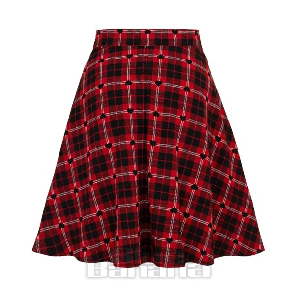 Hell Bunny Date Night Skirt (Red/Black) 9 Hell Bunny Date Night Skirt (Red/Black) - Image 9
