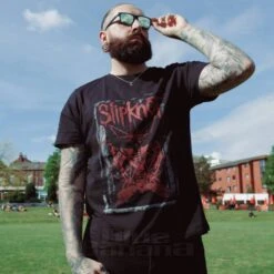 Official Slipknot Dead Effect T Shirt (Black) -Alternative Clothing Store 919bd60b7e82e430f55640ec5321