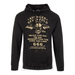 Official Avenged Sevenfold Seize The Day Hoodie (Black)