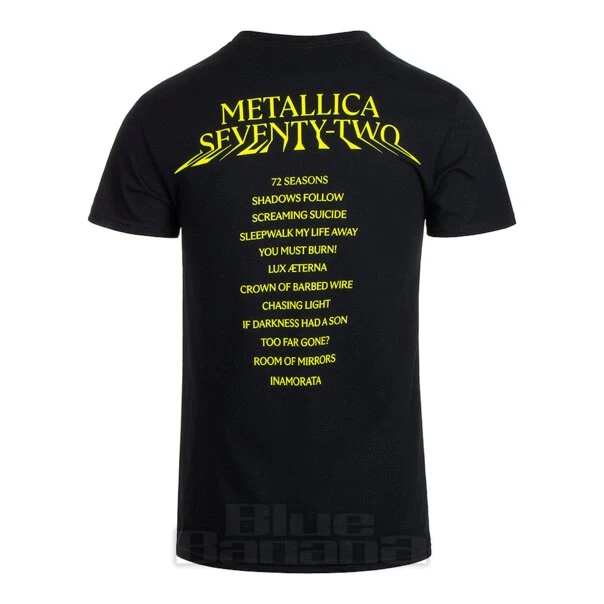 Official Metallica 72 Seasons Cover T Shirt (Black) 2 Official Metallica 72 Seasons Cover T Shirt (Black) - Image 2
