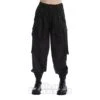 Banned Everlee Pin Stripe Trousers (Black)