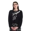 Banned Night Whisperer Pentagram Jumper (Black)