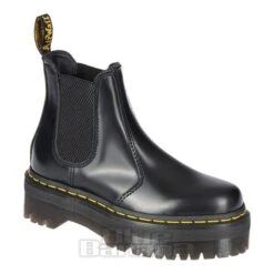 Dr. Martens Dr Martens Smooth 2976 Quad -Plattform -Boot (Schwarz)