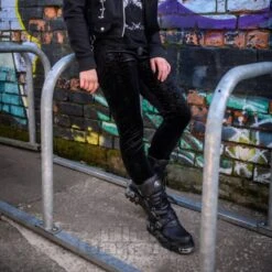New Rock M.373-S4 Reactor Boots (Black) -Alternative Clothing Store BlueBanana 3920trousers