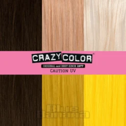 Crazy Color Semi-Permanent Hair Dye 4 Pack 100ml (Caution UV) -Alternative Clothing Store Caution20UV