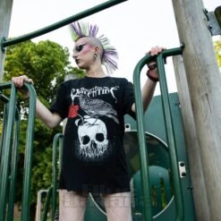 Official Bullet For My Valentine Raven T Shirt (Black) -Alternative Clothing Store DSC 6136