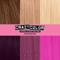 Crazy Color Semi-Permanent Hair Dye 4 Pack 100ml (Pinkissimo) 5 Crazy Color Semi-Permanent Hair Dye 4 Pack 100ml (Pinkissimo) -Alternative Clothing Store Pinkissimo