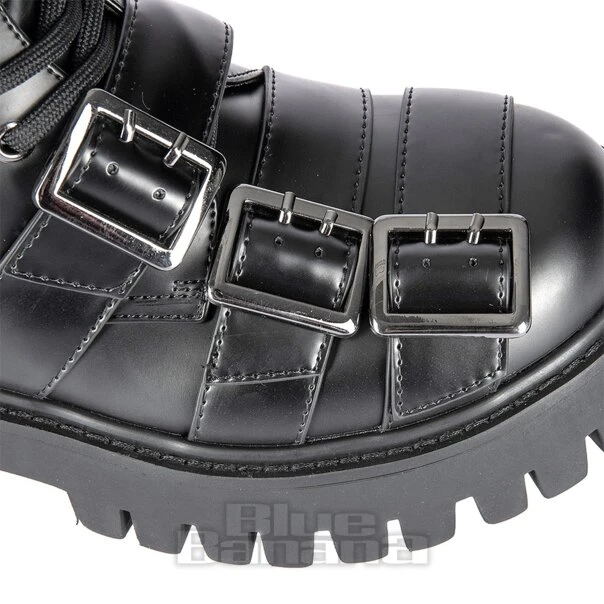 KOI FOOTWEAR Koi Curse Of The Black Widow Platform Boots (Black) 11 KOI FOOTWEAR Koi Curse Of The Black Widow Platform Boots (Black) - Image 11