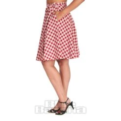 Banned Cherry Check Skirt (Red) -Alternative Clothing Store a49d5b0f7094c08e682a3736b38b 151945 b