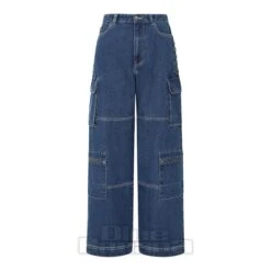 Hell Bunny Cameron Jeans (Blue) -Alternative Clothing Store a9cab155fad8bf2bc4651fd67785