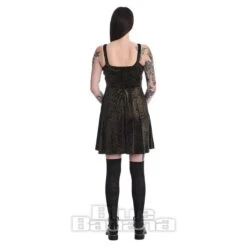 Banned Vixen Leopard Print Dress (Black) -Alternative Clothing Store af8c74910b0cccc4f456de352d1e