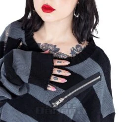 Heartless Your Worst Nightmare Jumper (Black/Grey) -Alternative Clothing Store b926e12fe7529d4859adb16bf2d0 151791 b