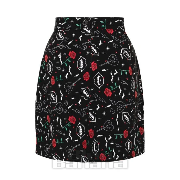 Hell Bunny Lilith Skirt (Black) 6 Hell Bunny Lilith Skirt (Black) - Image 6