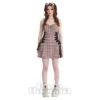 Banned Klondike Lace Up Dress (Pink)