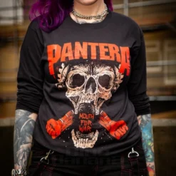 Official Pantera Mouth For War Long Sleeve T-Shirt (Black) -Alternative Clothing Store bb266ccb0e5cd5ffd942efcc2612 pantera long sleeve t shirt crew 2