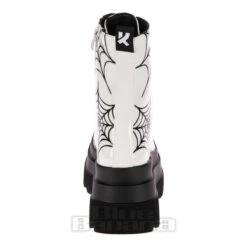 KOI FOOTWEAR Koi Web Trap Boots (White) -Alternative Clothing Store bf0a4e20f350edf43d09cb4f18fd