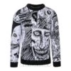 Junji Ito Smile Jumper (Black/White)