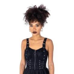 Vixxsin Selkie Dress (Black) -Alternative Clothing Store c0ef23bf6cb664378544b4024507