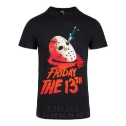 Official Friday The 13th Mask T-Shirt (Black)