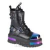 KOI FOOTWEAR Koi Cosmic Fire Platform Boots (Black)