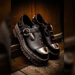 Dr. Martens Dr Martens Bethan Piercing Mary Jane Platform Shoes (Black) -Alternative Clothing Store cc36d99f954a6fa24063116023cc 153582 m