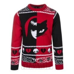 Emily The Strange Sabbath Pullover (Red/Black)