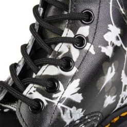 Dr. Martens Dr Martens 1460 Phantom Flower Boots (Black/White) -Alternative Clothing Store cea7f581ad1832216eeeaca6bf20