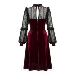 Hell Bunny Bonnie Dress (Burgundy) -Alternative Clothing Store d2b3c40dfa8ec5e4bda3c2e04f16