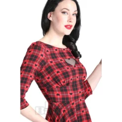 Hell Bunny Date Night Midi Dress (Red) -Alternative Clothing Store d48592c9f670890035ebf44d2ed7