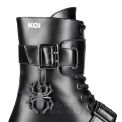 KOI FOOTWEAR Koi Curse Of The Black Widow Platform Boots (Black) 18 KOI FOOTWEAR Koi Curse Of The Black Widow Platform Boots (Black) -Alternative Clothing Store dceef9334c5a9a3b4204fd257ae6 153342 g