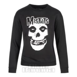 Official Misfits Logo Crew Neck Sweatshirt (Black)