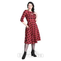 Hell Bunny Date Night Midi Dress (Red)