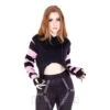 Cupcake Cult Cute Kitty Hoodie (Black/Pink)