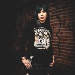 Official AC/DC Highway To Hell Crew Neck Sweatshirt (Black) 5 Official AC/DC Highway To Hell Crew Neck Sweatshirt (Black) -Alternative Clothing Store e62f048bc902290c25baa5dd5584 crew acdc black