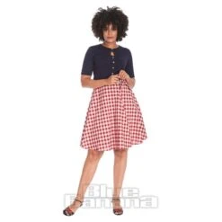 Banned Cherry Check Skirt (Red) -Alternative Clothing Store e95f9bc4f0f62d92ab6cb2599429 151945 c