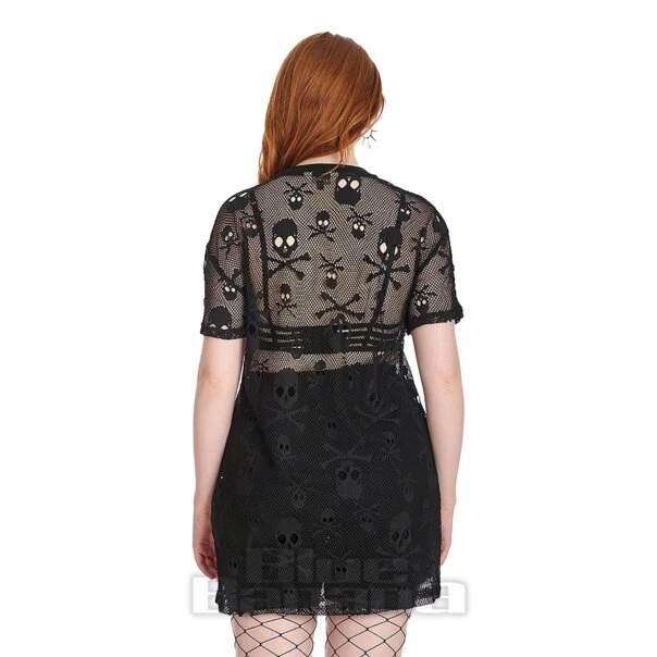 Banned Keiko Net Dress (Black) 4 Banned Keiko Net Dress (Black) - Image 4